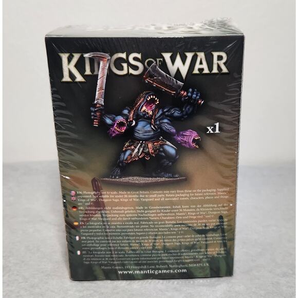 Mantic Kings Of War Nightstalkers Butcher Fleshripper Figure Brand New - Picture 4 of 6